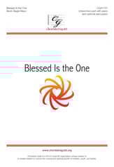Blessed Is the One Unison/Two-Part choral sheet music cover